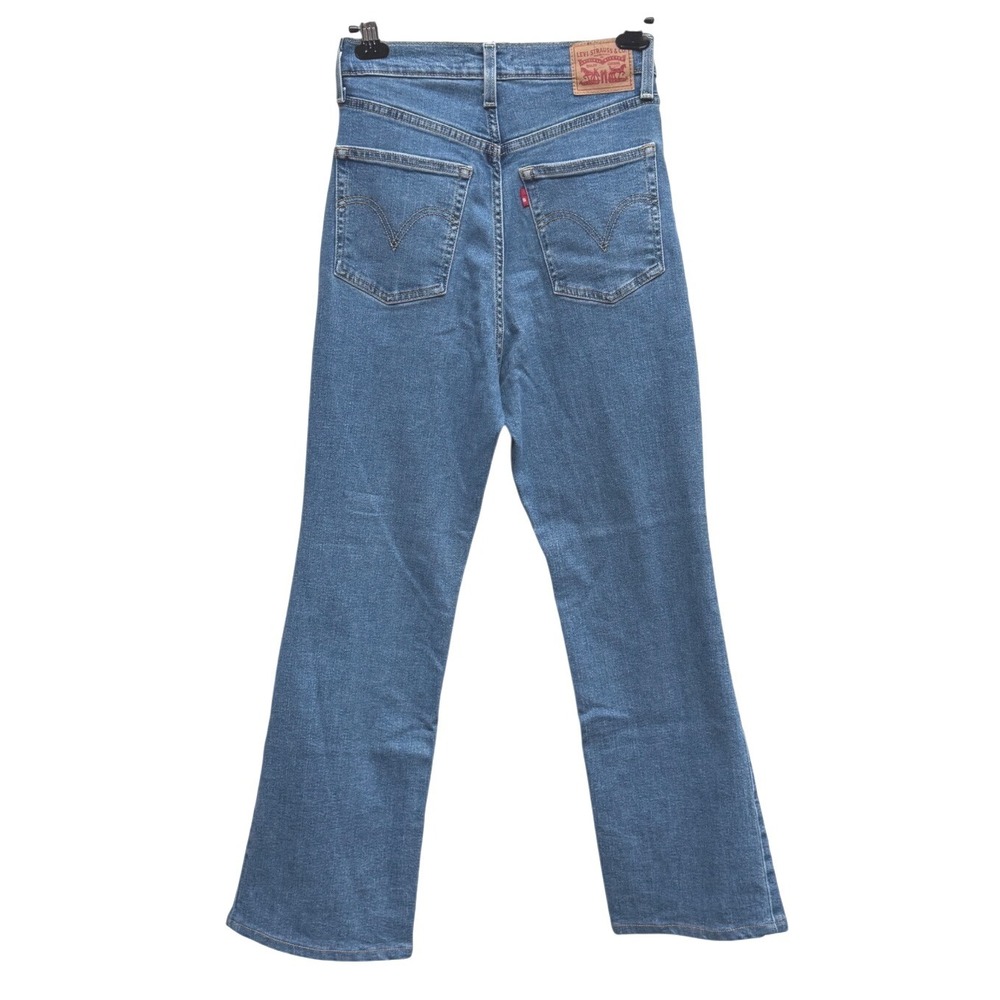Levi's Ribcage Boot Jeans Women's 30x33 High Rise Bootcut Medium Wash Denim - Picture 3 of 9
